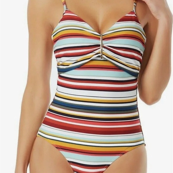 ***ANNE COLE *** NWOT Women's One Piece Swimsuit Underwire size 16 - Picture 3 of 7
